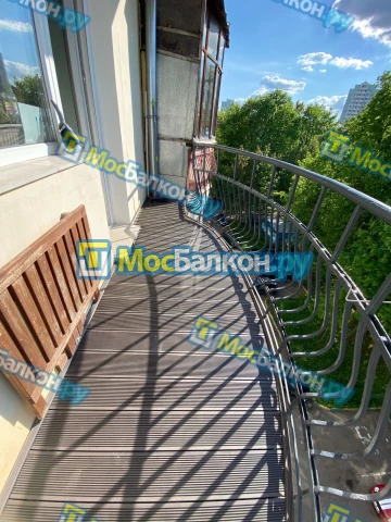 Крыша на балконе в Московском монтаж и ремонт по выгодной цене от МосБалкон