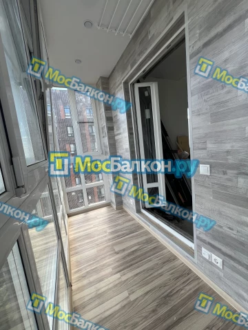 Панорамное остекление заказать под ключ по выгодной цене в Московском от компании МосБалкон