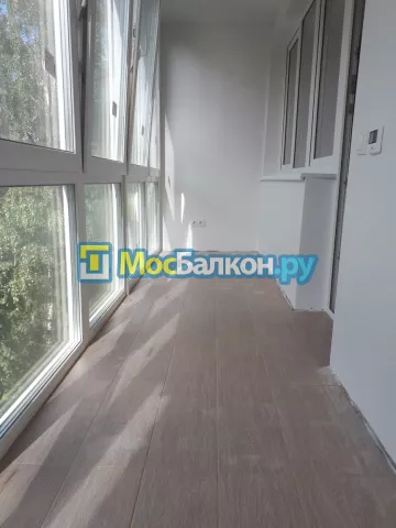 Панорамное остекление заказать под ключ по выгодной цене в Московском от компании МосБалкон