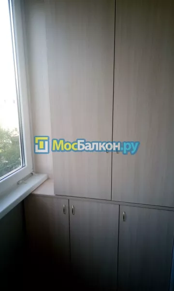 Шкаф на балкон купить в Московском на заказ недорого от МосБалкон
