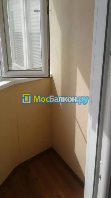 Отделка балкона и лоджии пластиковыми ПВХ панелями в Московском от компании МосБалкон