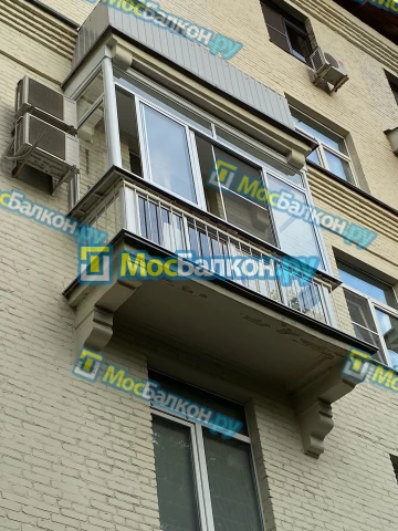 Панорамное остекление заказать под ключ по выгодной цене в Московском от компании МосБалкон