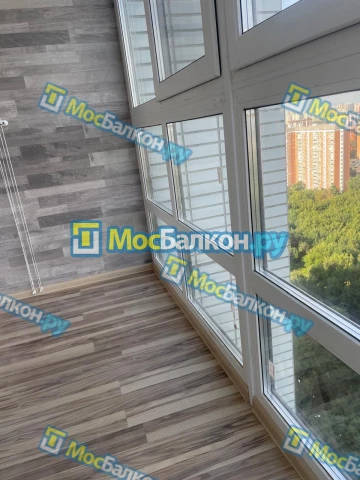Панорамное остекление заказать под ключ по выгодной цене в Московском от компании МосБалкон