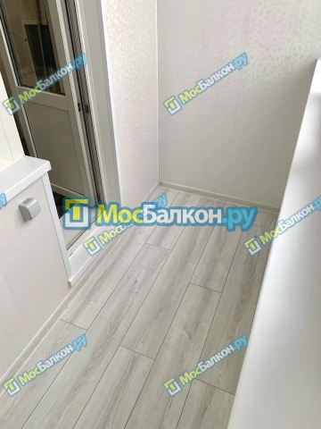 Отделка балкона и лоджии пластиковыми ПВХ панелями в Московском от компании МосБалкон