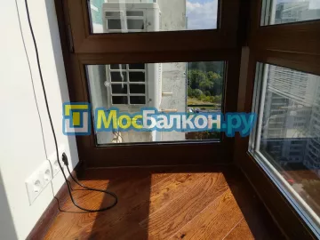 Панорамное остекление заказать под ключ по выгодной цене в Московском от компании МосБалкон