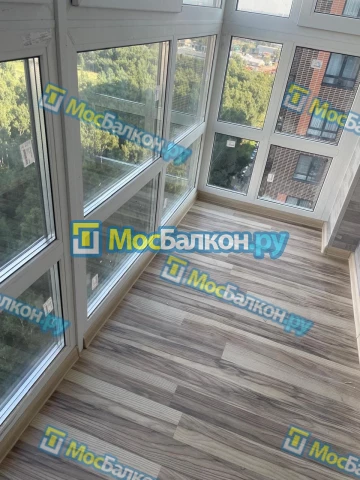 Панорамное остекление заказать под ключ по выгодной цене в Московском от компании МосБалкон