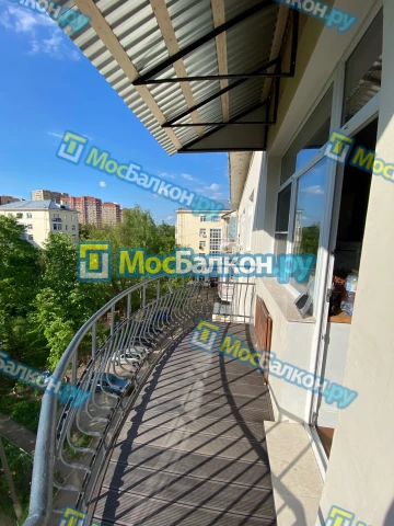 Крыша на балконе в Московском монтаж и ремонт по выгодной цене от МосБалкон