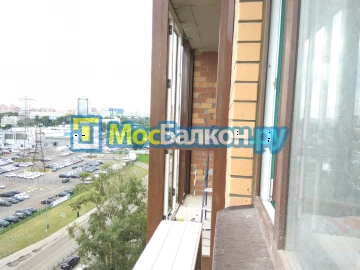 Панорамное остекление заказать под ключ по выгодной цене в Московском от компании МосБалкон