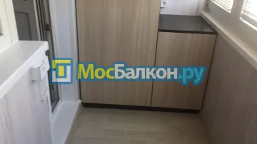 Шкаф на балкон купить в Московском на заказ недорого от МосБалкон