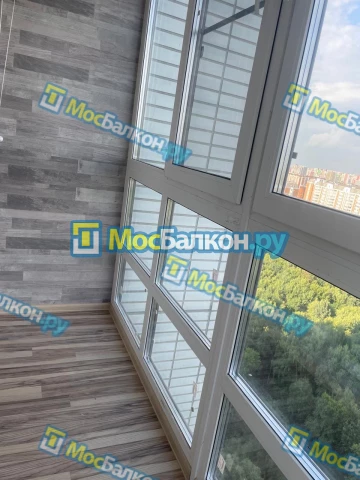 Панорамное остекление заказать под ключ по выгодной цене в Московском от компании МосБалкон