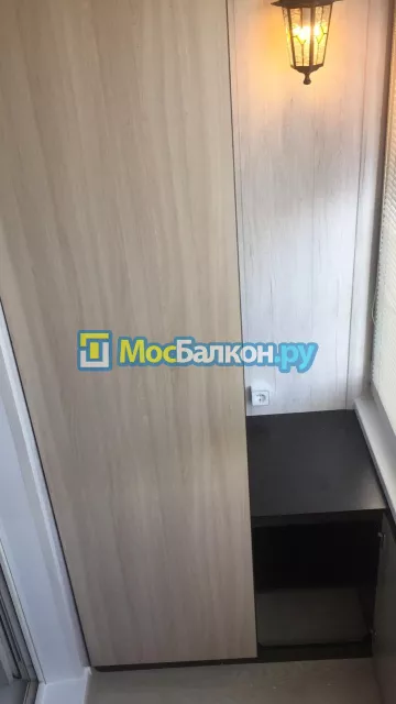 Шкаф на балкон купить в Московском на заказ недорого от МосБалкон