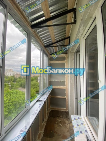 Холодное остекление лоджий алюминиевым профилем в Московском по доступным ценам | МосБалкон