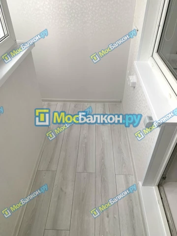 Отделка балкона и лоджии пластиковыми ПВХ панелями в Московском от компании МосБалкон