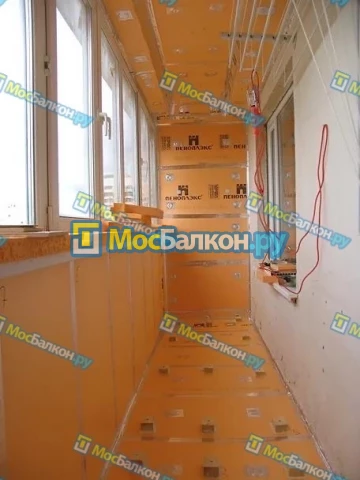 Утепление балкона пеноплэксом в Московском на заказ недорого от МосБалкон