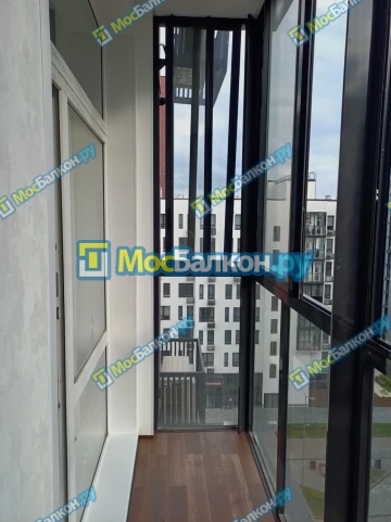 Панорамное остекление заказать под ключ по выгодной цене в Московском от компании МосБалкон