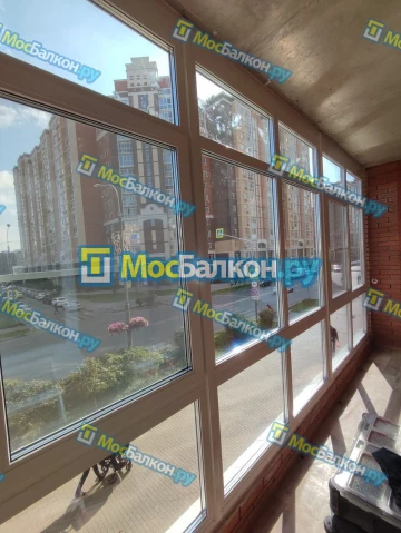 Панорамное остекление заказать под ключ по выгодной цене в Московском от компании МосБалкон
