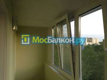 Отделка балкона и лоджии пластиковыми ПВХ панелями в Московском от компании МосБалкон