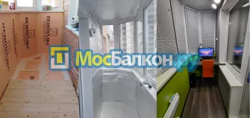 Остекление лоджий под ключ по выгодной цене в Московском – застеклить лоджию и балкон в МосБалкон
