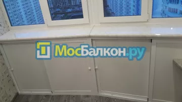 Шкаф на балкон купить в Московском на заказ недорого от МосБалкон
