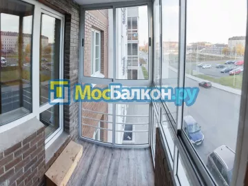Остекление лоджий под ключ по выгодной цене в Московском – застеклить лоджию и балкон в МосБалкон