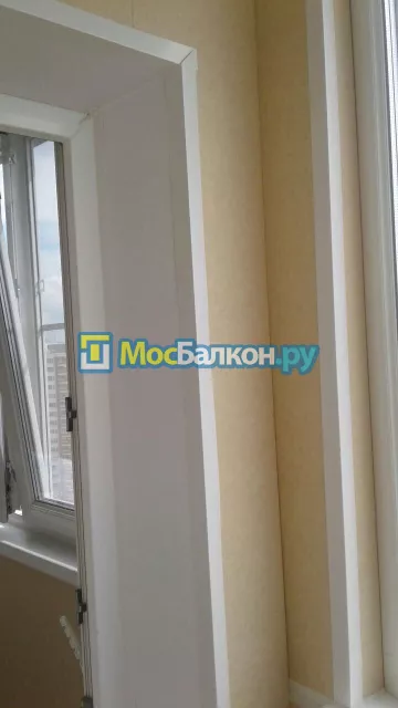 Отделка балкона и лоджии пластиковыми ПВХ панелями в Московском от компании МосБалкон