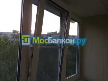Отделка балкона и лоджии пластиковыми ПВХ панелями в Московском от компании МосБалкон