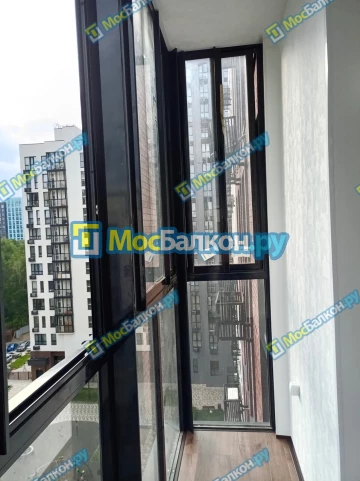 Панорамное остекление заказать под ключ по выгодной цене в Московском от компании МосБалкон