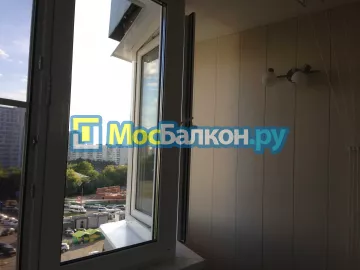 Отделка балкона и лоджии пластиковыми ПВХ панелями в Московском от компании МосБалкон