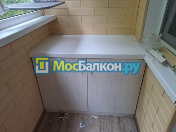 Шкаф на балкон купить в Московском на заказ недорого от МосБалкон