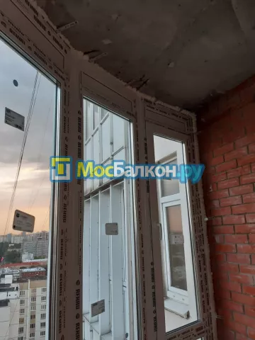 Панорамное остекление заказать под ключ по выгодной цене в Московском от компании МосБалкон