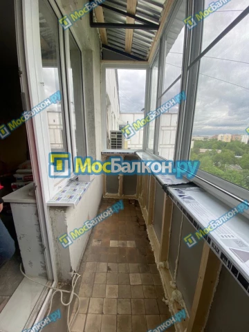 Холодное остекление лоджий алюминиевым профилем в Московском по доступным ценам | МосБалкон