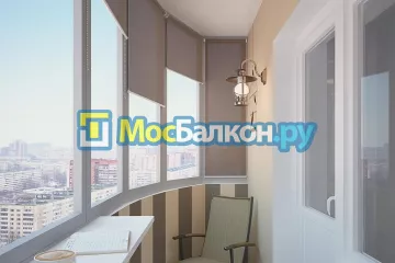 Шкаф на балкон купить в Московском на заказ недорого от МосБалкон