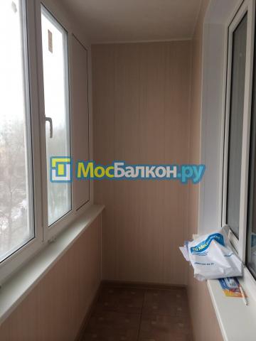Отделка лоджии панелями