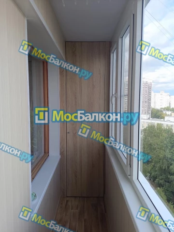 Шкаф на балкон купить в Московском на заказ недорого от МосБалкон