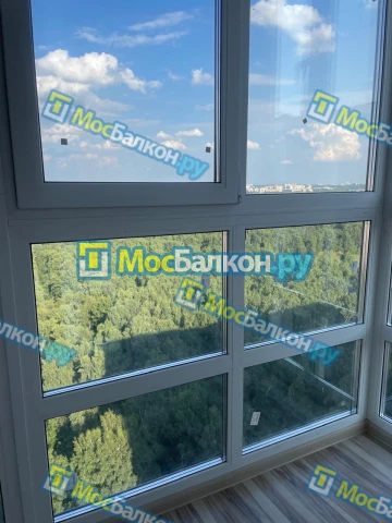 Панорамное остекление заказать под ключ по выгодной цене в Московском от компании МосБалкон