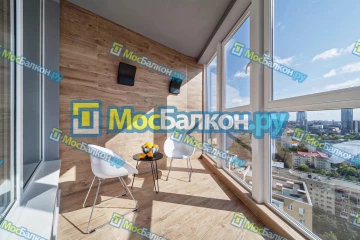 Панорамное остекление заказать под ключ по выгодной цене в Московском от компании МосБалкон
