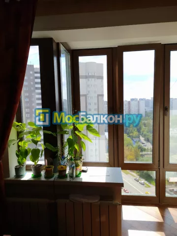 Панорамное остекление заказать под ключ по выгодной цене в Московском от компании МосБалкон