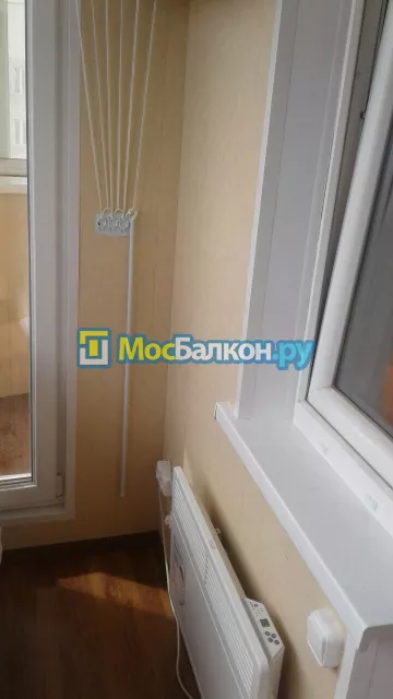 Отделка балкона и лоджии пластиковыми ПВХ панелями в Московском от компании МосБалкон