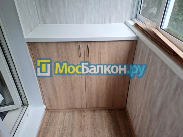 Шкаф на балкон купить в Московском на заказ недорого от МосБалкон