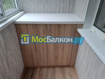 Шкаф на балкон купить в Московском на заказ недорого от МосБалкон