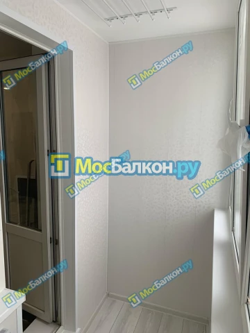 Отделка балкона и лоджии пластиковыми ПВХ панелями в Московском от компании МосБалкон
