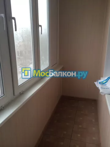 Отделка балкона и лоджии пластиковыми ПВХ панелями в Московском от компании МосБалкон