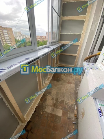 Холодное остекление лоджий алюминиевым профилем в Московском по доступным ценам | МосБалкон