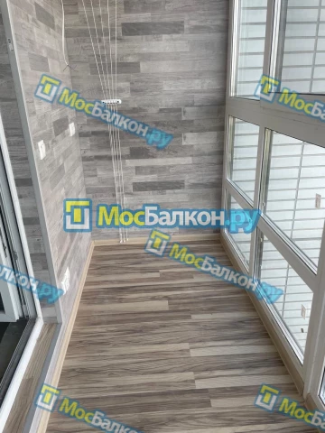 Панорамное остекление заказать под ключ по выгодной цене в Московском от компании МосБалкон