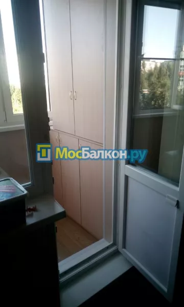 Шкаф на балкон купить в Московском на заказ недорого от МосБалкон