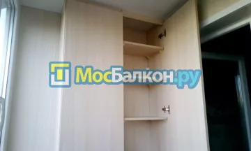 Шкаф на балкон купить в Московском на заказ недорого от МосБалкон