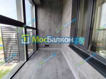 Панорамное остекление заказать под ключ по выгодной цене в Московском от компании МосБалкон