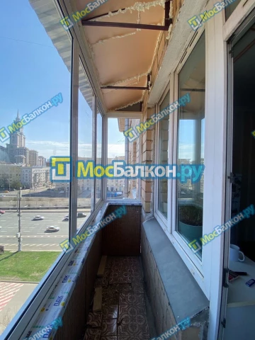 Крыша на балконе в Московском монтаж и ремонт по выгодной цене от МосБалкон