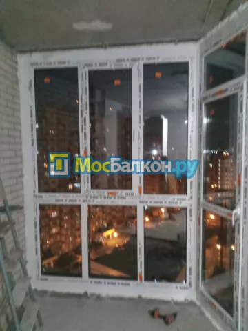 Панорамное остекление заказать под ключ по выгодной цене в Московском от компании МосБалкон