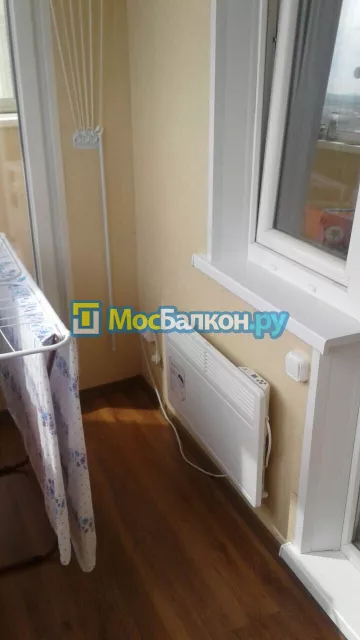 Отделка балкона и лоджии пластиковыми ПВХ панелями в Московском от компании МосБалкон